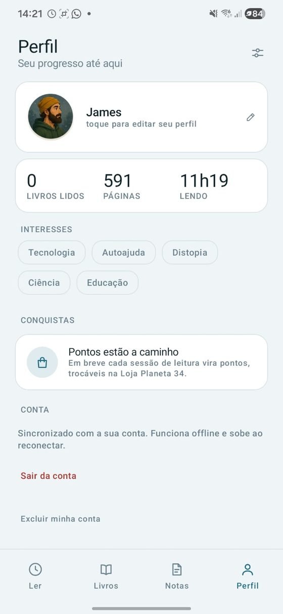 Perfil — conquistas, categorias e o seu histórico